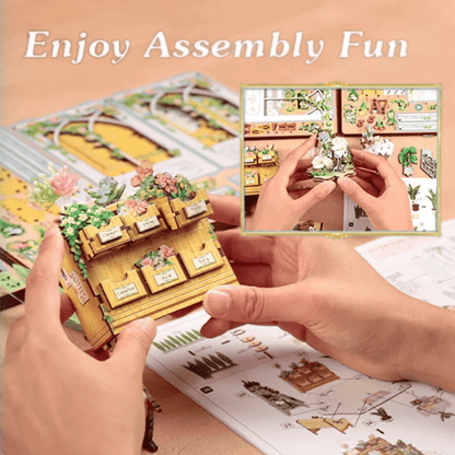 Windsor Flower House Miniature Doll House Kit