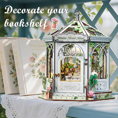 Windsor Flower House Miniature Doll House Kit