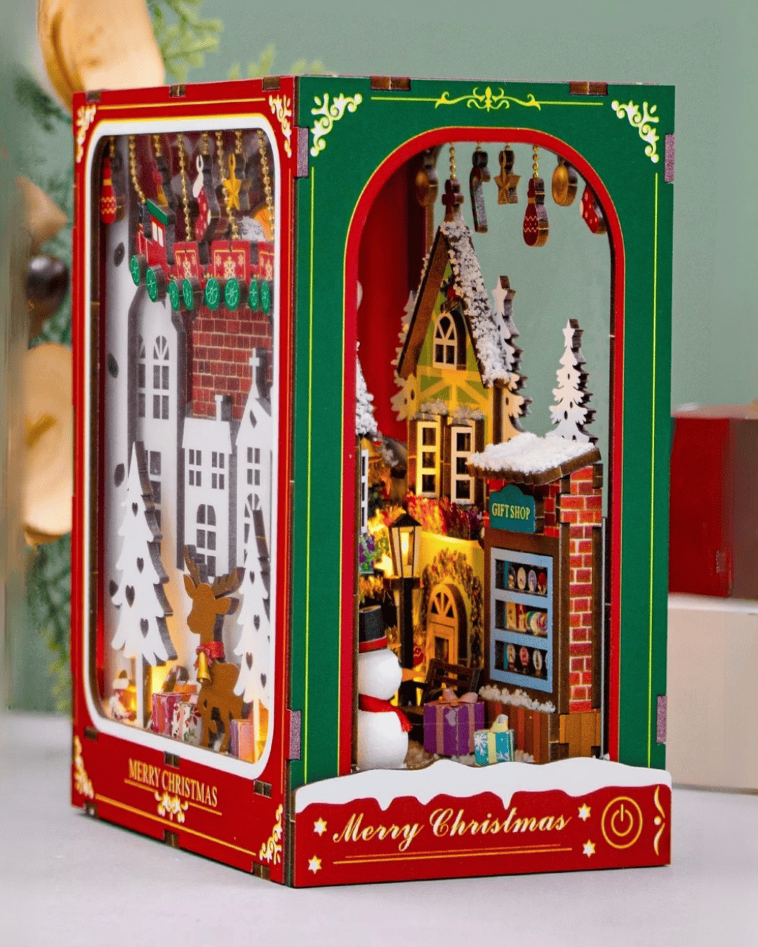Winter of Christmas Book Nook - 135 Pieces