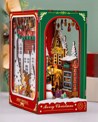 Winter of Christmas Book Nook - 135 Pieces