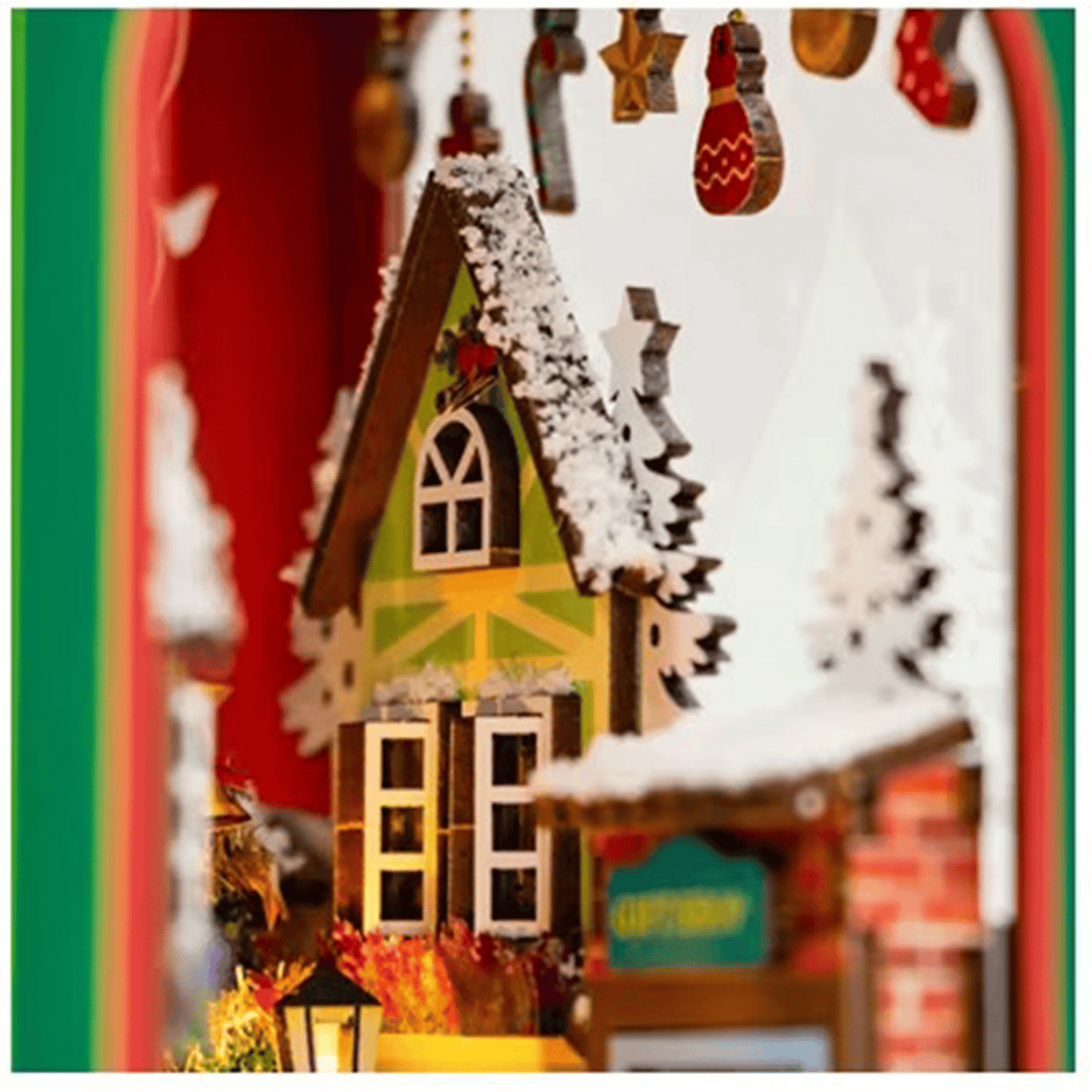 Winter of Christmas Book Nook - 135 Pieces