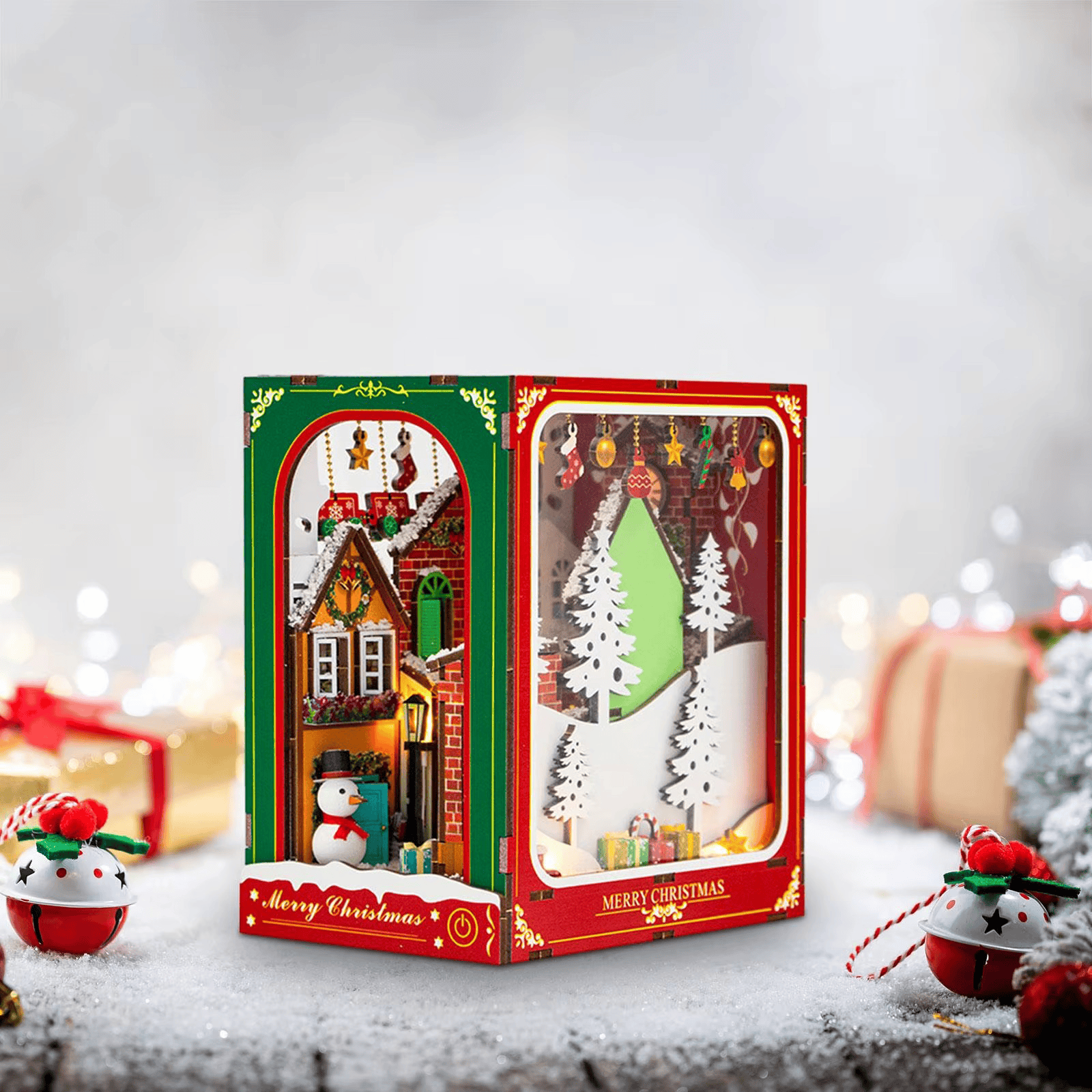 Winter of Christmas Book Nook - 135 Pieces
