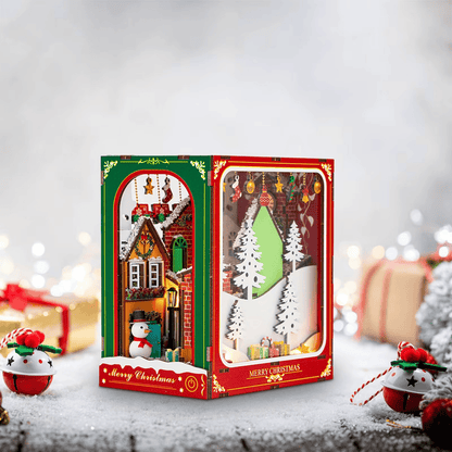 Winter of Christmas Book Nook - 135 Pieces