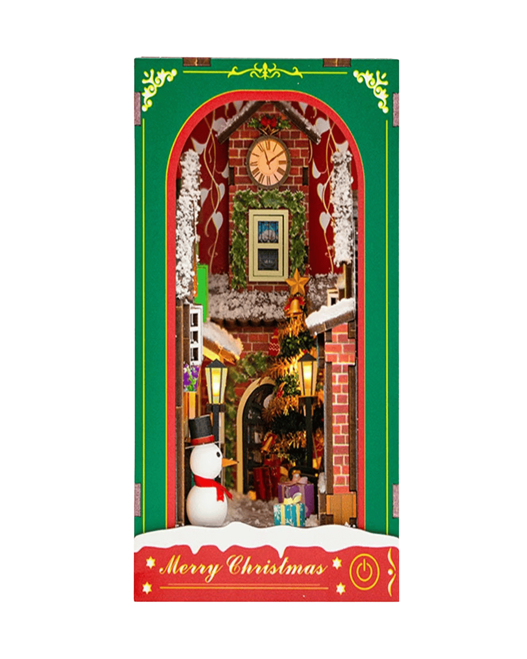 Winter of Christmas Book Nook - 135 Pieces