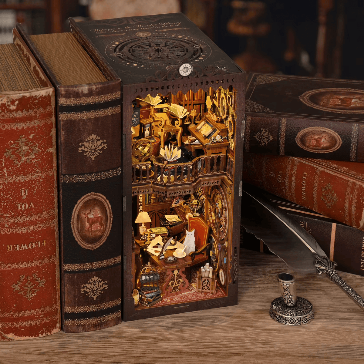 Wonder Library Book Nook - between books