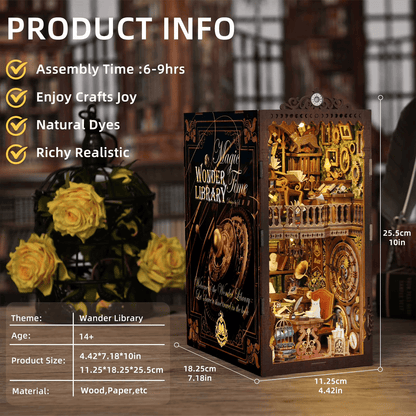 Wonder Library Book Nook - product info