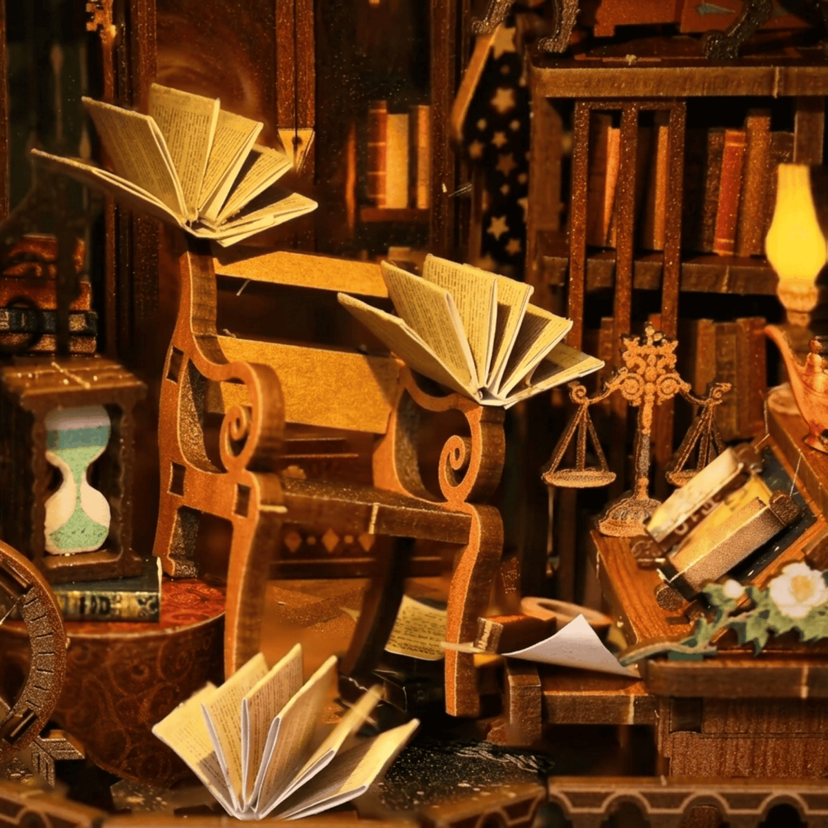 Wonder Library Book Nook - open book