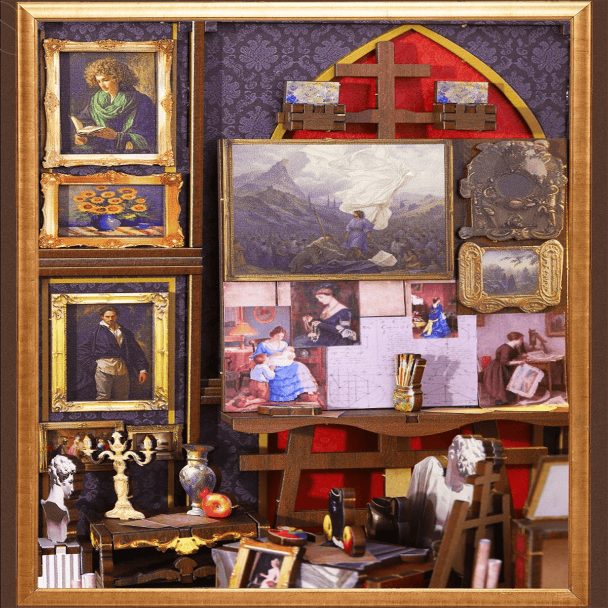 Wonder Studio Book Nook - gallery wall