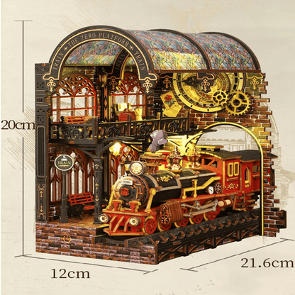Zero Platform Book Nook - Magical Train Station
