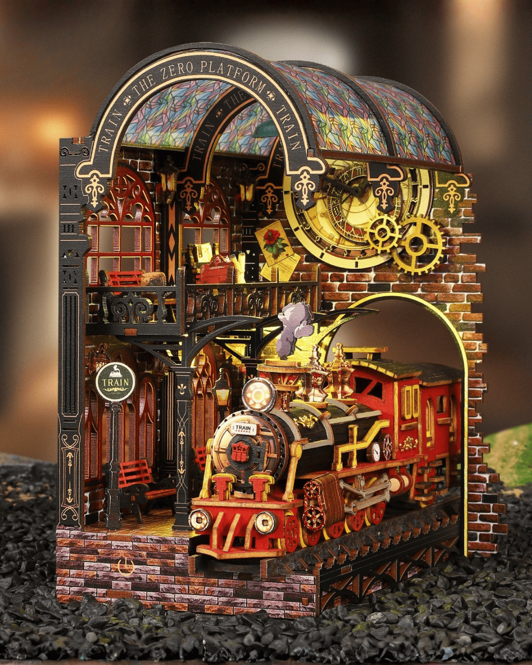 Zero Platform Book Nook - Magical Train Station