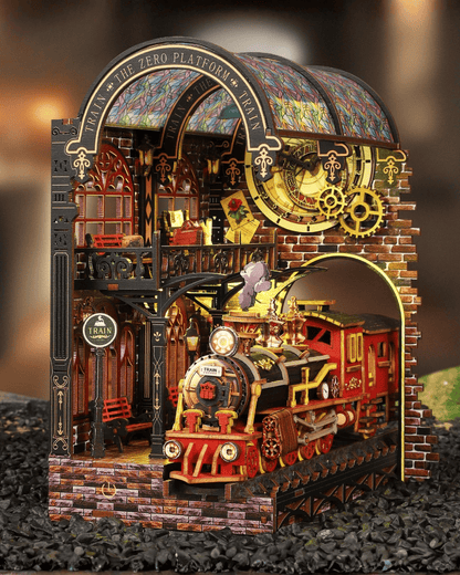 Zero Platform Book Nook - Magical Train Station